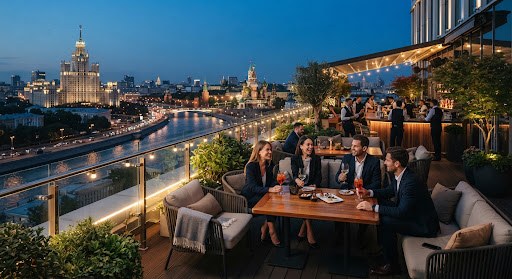 Остеклённая терраса на крыше
